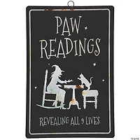 Paw Readings Metal Sign