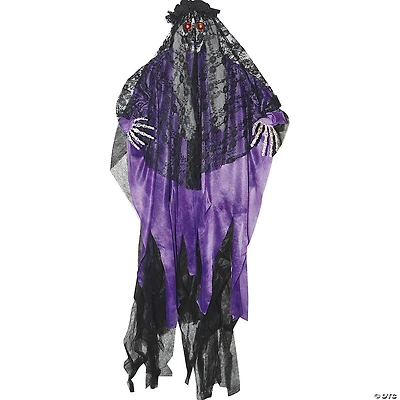 Hanging Light Up Bewitched Ghost Bride Decoration