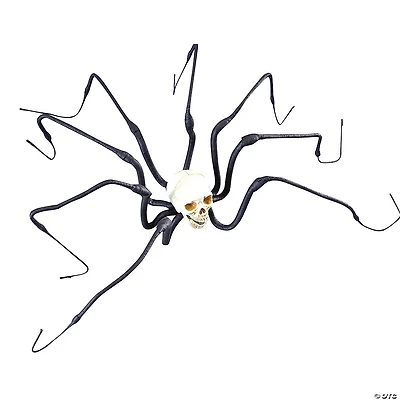 47" Skull Spider Decoration
