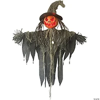 Hanging Jack-o-Lantern Scarecrow Decoration