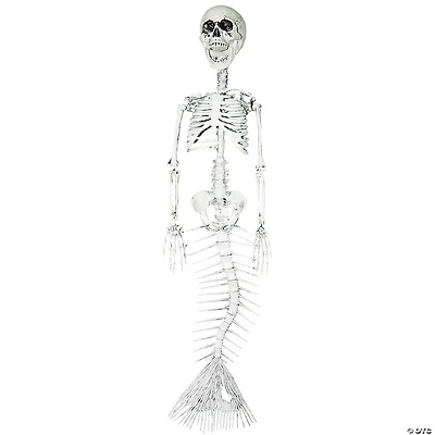 30" Mermaid Skeleton Decoration