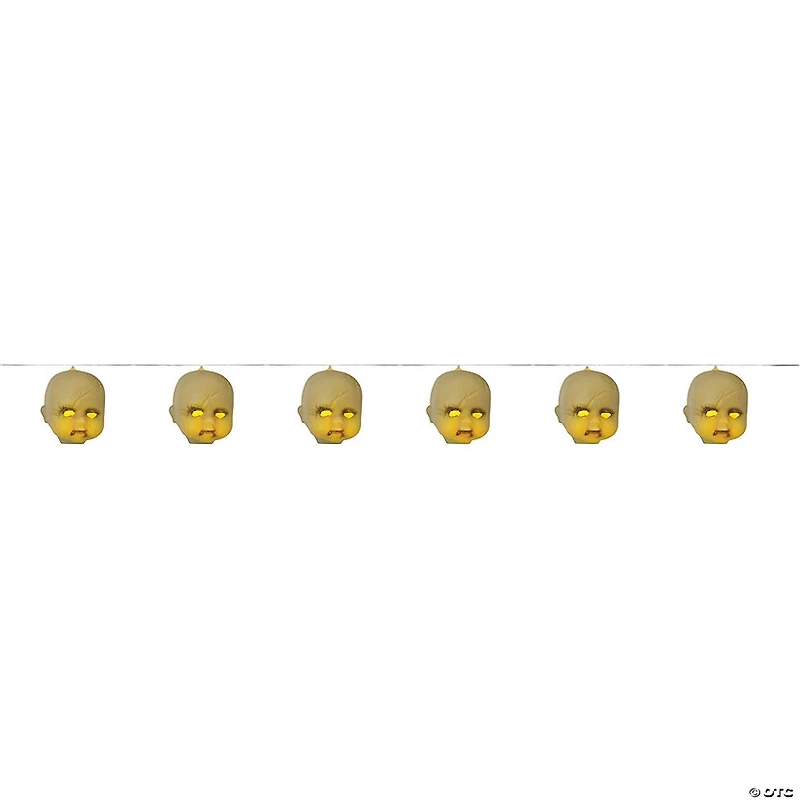 SS78711 40-Inch Light-Up Baby Heads Light String – 6 Heads