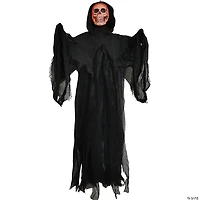 4' Skull Reaper Gray Light-Up