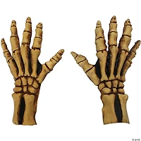 Adults Skeleton Hands Gloves Costume Accessory