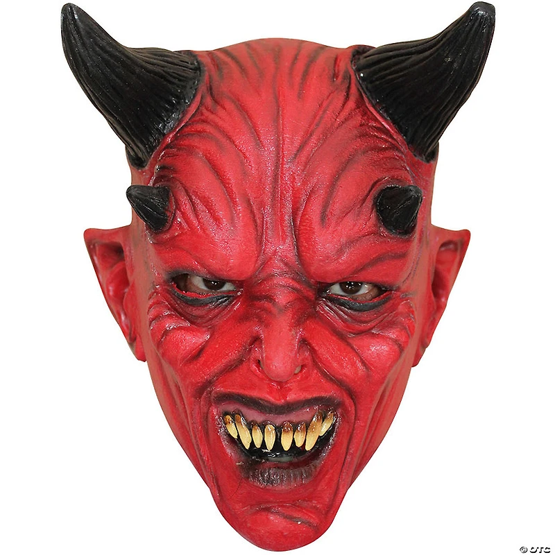 Adults Ghoulish Productions Devil Junior Latex Mask - One Size