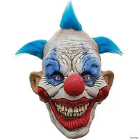 Adults Clown Mask with Blue Hair