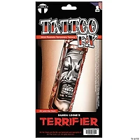 Tinsley Transfers Terrifier 3™ Art the Clown with Hacksaw Temporary Tattoo
