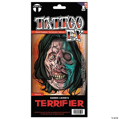 Tinsley Transfers Terrifier 3™ Victoria Temporary Tattoo