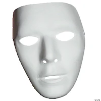 Adults Blank Male Mask