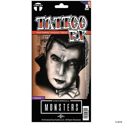 Tinsley Transfers Universal Monsters™ Dracula™ Temporary Tattoo
