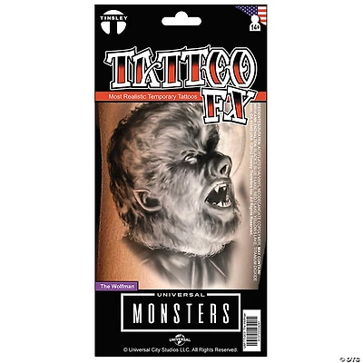 Tinsley Transfers Universal Monsters™ The Wolfman™ Temporary Tattoo
