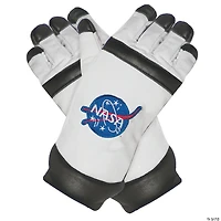 Kids White Astronaut Gloves