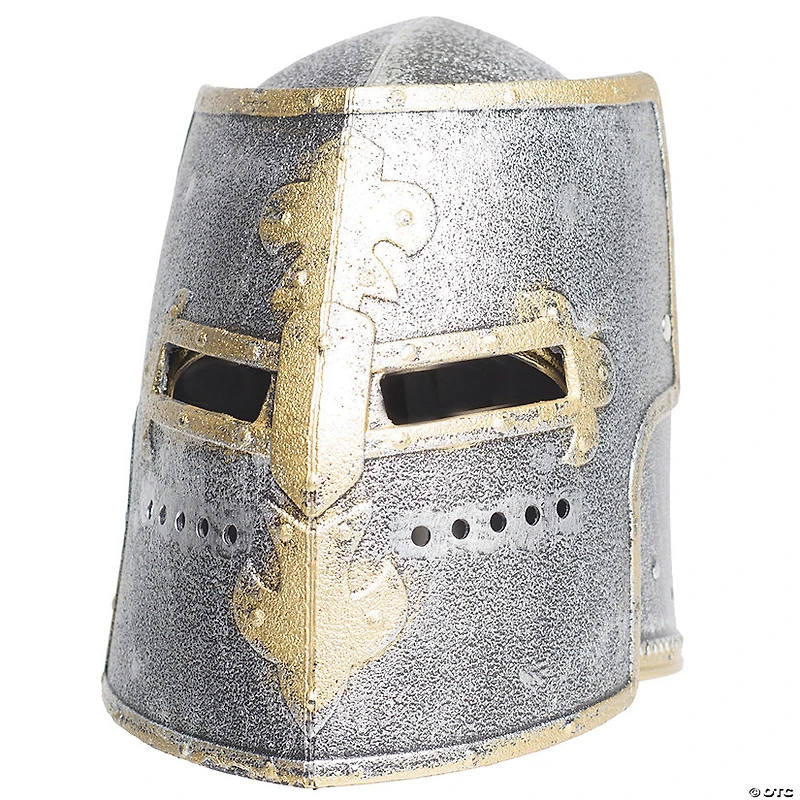 Adults Silver Knight Full Helmet