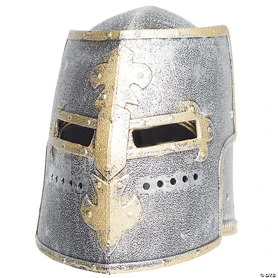 Adults Silver Knight Full Helmet