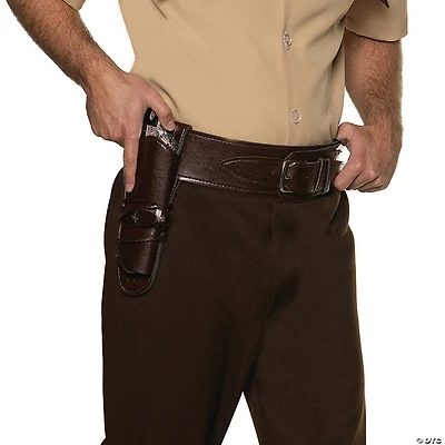 Adults Cowboy Belt with Single Holster Costume Accessory