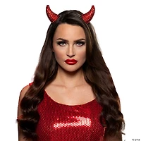 Devil Horns Hair Clips Costume Accessory