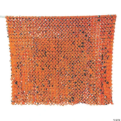Orange/Black Crazy Camo Net