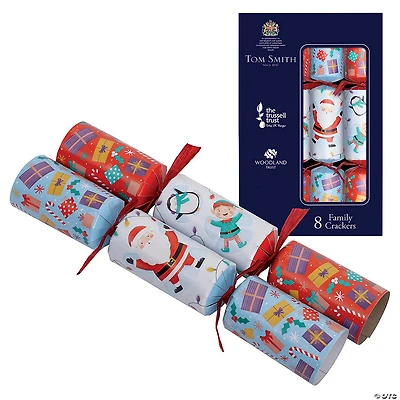 12.5” Novelty Santa Family Christmas Party Crackers
