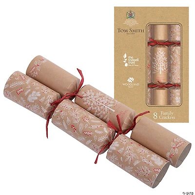 12.5” Kraft Paper Family Christmas Party Crackers