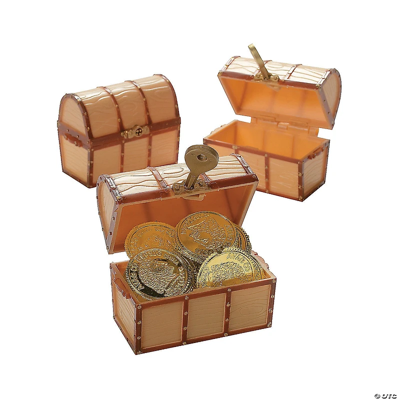 1 1/2" Bulk 144 Pc. Greek Design Shiny Gold Plastic Coins