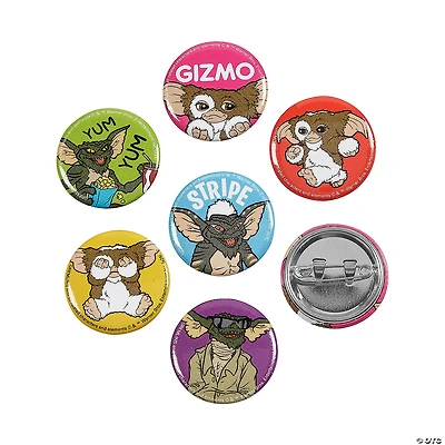 1" diam. Bulk 48 Pc. Mini Gremlins™ Characters Metal Buttons