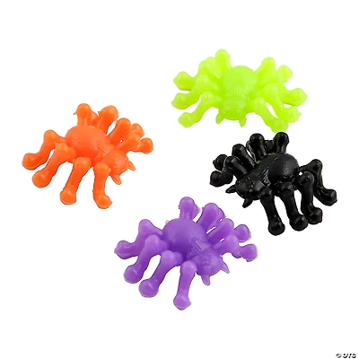 1" HALLOWEEN STICKY SPIDERS (144PC)