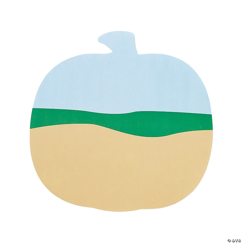 10 1/2" x 10 1/2" Pumpkin Patch-Shaped Sticker Scenes - 12 Pc.