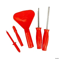 10.25" Orange Pumpkin Carving Kit