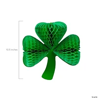 10 3/4" St. Patrick’s Day Hanging Clover Decorations - 3 Pc.