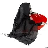 10.5" Animated Grim Reaper Halloween Candy Bowl