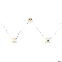 10-Count LED Halloween Ghost Fairy Lights  5.25ft  Copper Wire