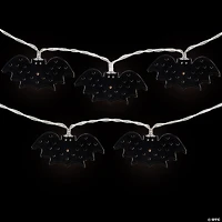 10-Count Warm White LED Halloween Bat Fairy Lights  4.25ft Copper Wire