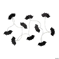 10-Count Warm White LED Halloween Bat Fairy Lights  4.25ft Copper Wire