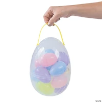 10" Egg Container with Plastic Easter Eggs - 18 Pc.