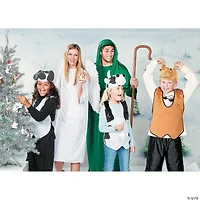 10 Pc. Nativity Costume Animal Slip-On Vest & Hat Sets for 5