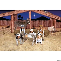 10 Pc. Nativity Costume Animal Slip-On Vest & Hat Sets for 5