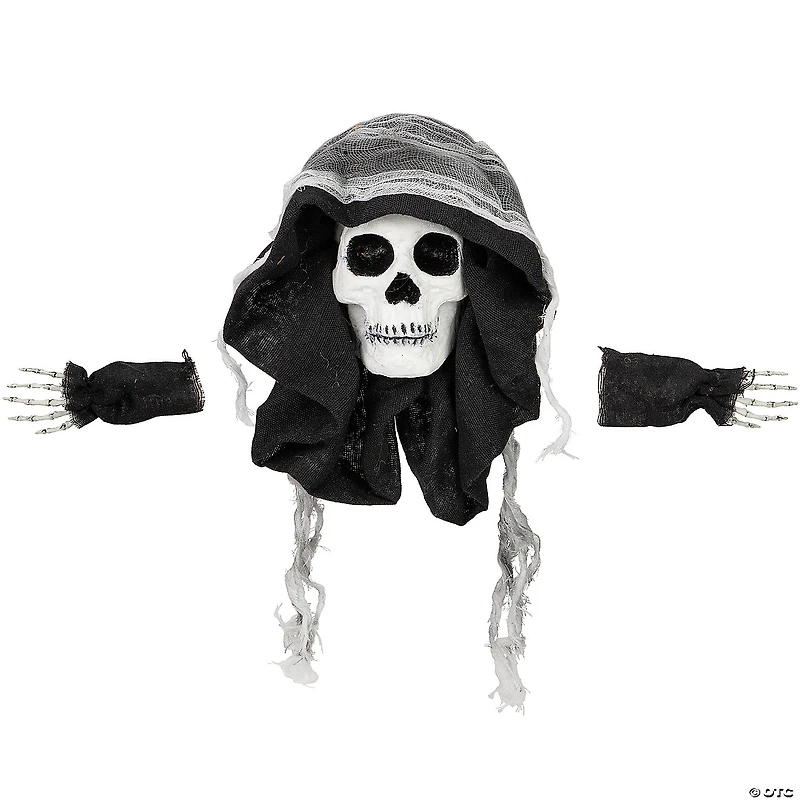 10" Spooky Skeleton 3-D Halloween Window Decoration