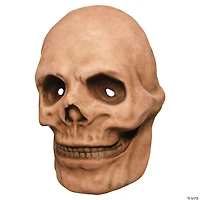 10" x 6" Catacomb Skull Plastic Overhead Mask - One Size