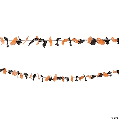 100 Ft. Halloween Pumpkin & Bat Garland