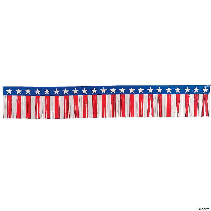 100 Ft. Patriotic Fringe Garland