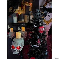 10ct Purple Edison E17 Halloween Light Set - 9ft Black Wire