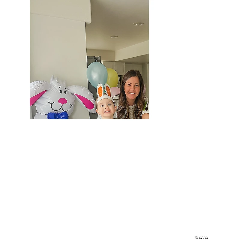11 1/2" Easter Bunny Flocked Tabletop Decorations - 3 Pc.