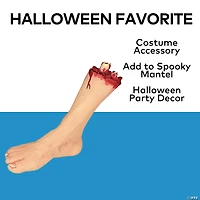 11" Severed Plastic Foot Halloween Tabletop Decoration