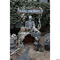 11" Standing Mouse Skeleton Decoration