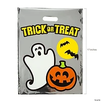 12 1/2" x 17" Bulk 50 Pc. Plastic Reflective Halloween Goody Bags
