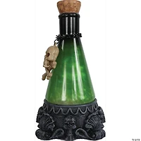 12" Green Potion Bottle Decoration