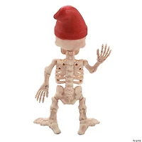12" Standing Gnome Skeleton Halloween Decoration