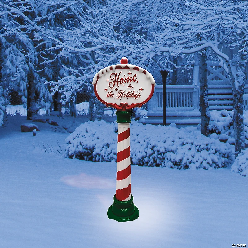 13 1/2" x 42 1/2" Outdoor Home for the Holidays LED Sign