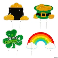 13" – 15 1/4" St. Patrick’s Day Yard Signs - 4 Pc.