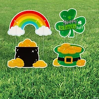 13" – 15 1/4" St. Patrick’s Day Yard Signs - 4 Pc.